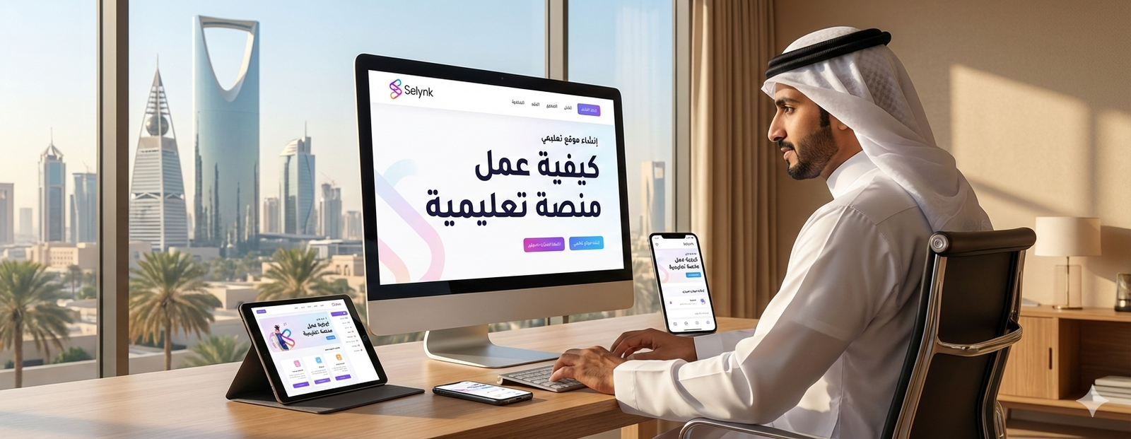 كيفية عمل منصة تعليمية