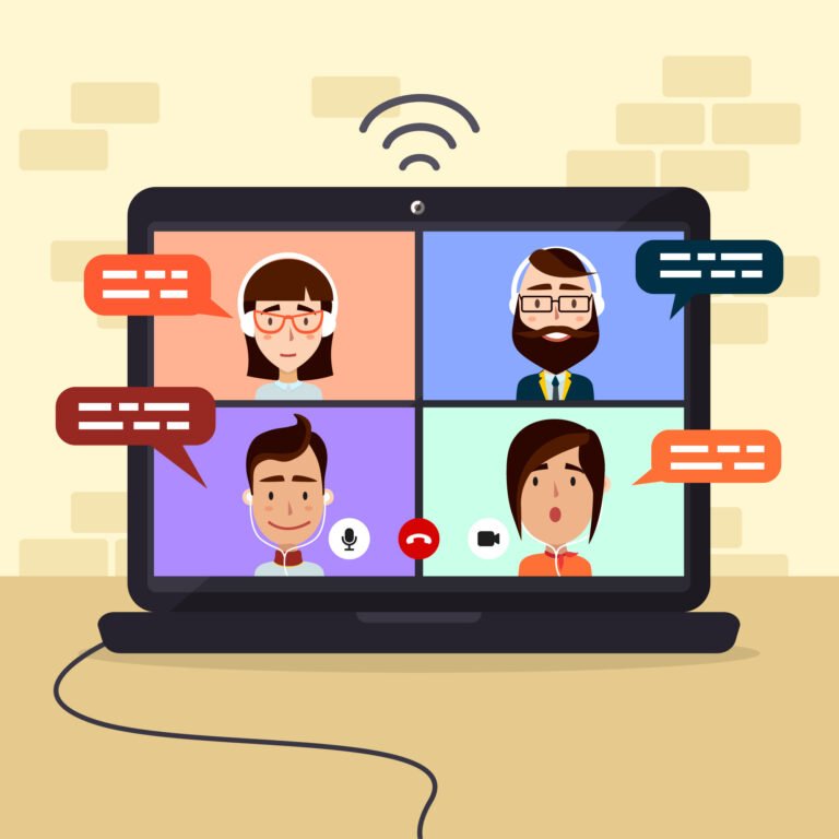 الاجتماعات عبر الانترنت